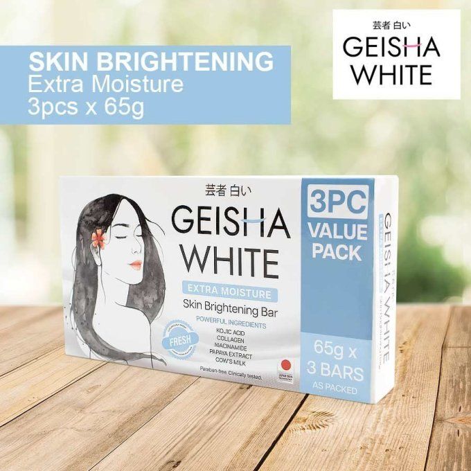 Savon Geisha White Fresh Extra Moisture Kojic 3x65g