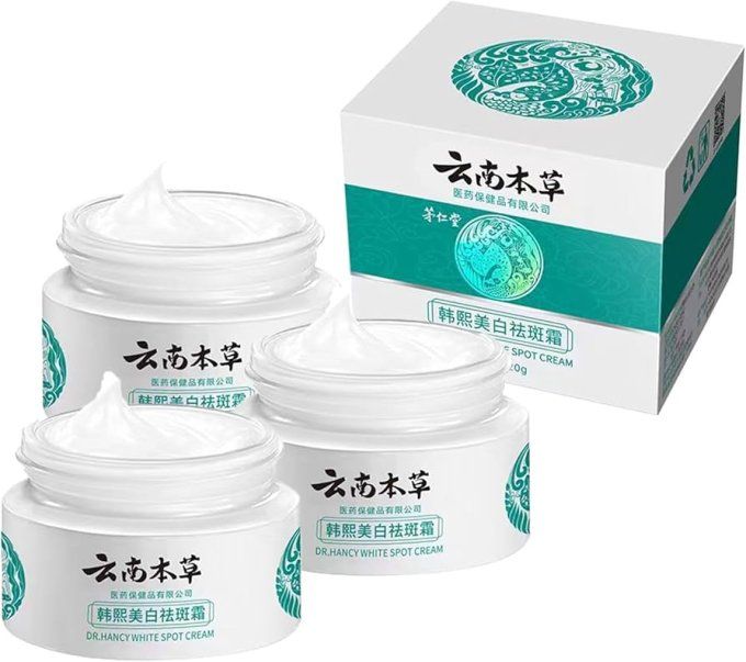 DR HANCY – Crème Anti-Taches 50g Éclaircissante • Uniformise le teint • Hydrate et protège