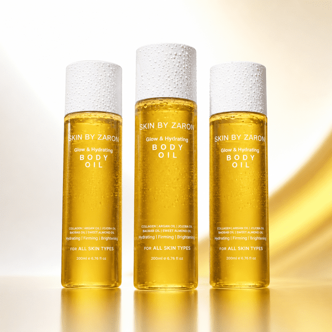 Skin by Zaron Glow & Hydrating Body Oil – 200 ml