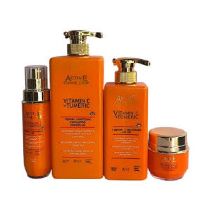 Gamme ACTIVE CAVIAR DRIP – Vitamine C + Curcuma Correction ciblée • Éclat intense • Teint uniforme