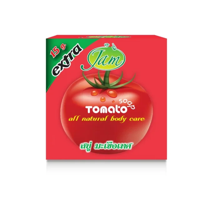 SAVON TOMATE JAM ULTRA ÉCLAIRCISSANT ANTI IMPERCTION ACNÉS TACHES MELASMA FARD MANIRE ROUGEUR ACTION