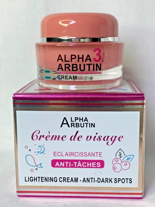 Alpha Arbutin 3+ Crème Visage Ultra Éclaircissante 20g Anti-taches • Anti-imperfections